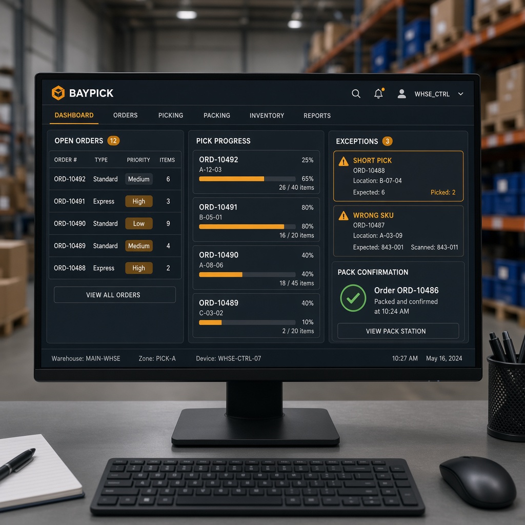 Baypick product screen