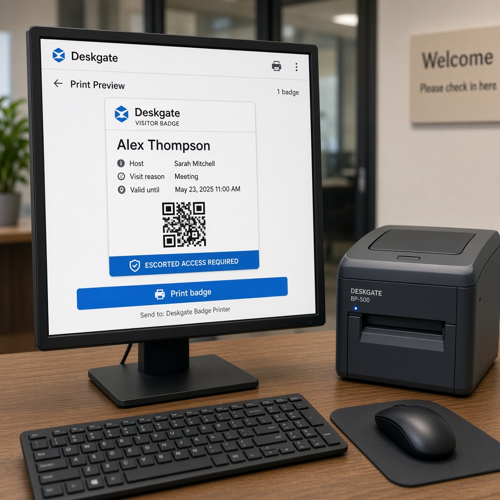 Deskgate product screen